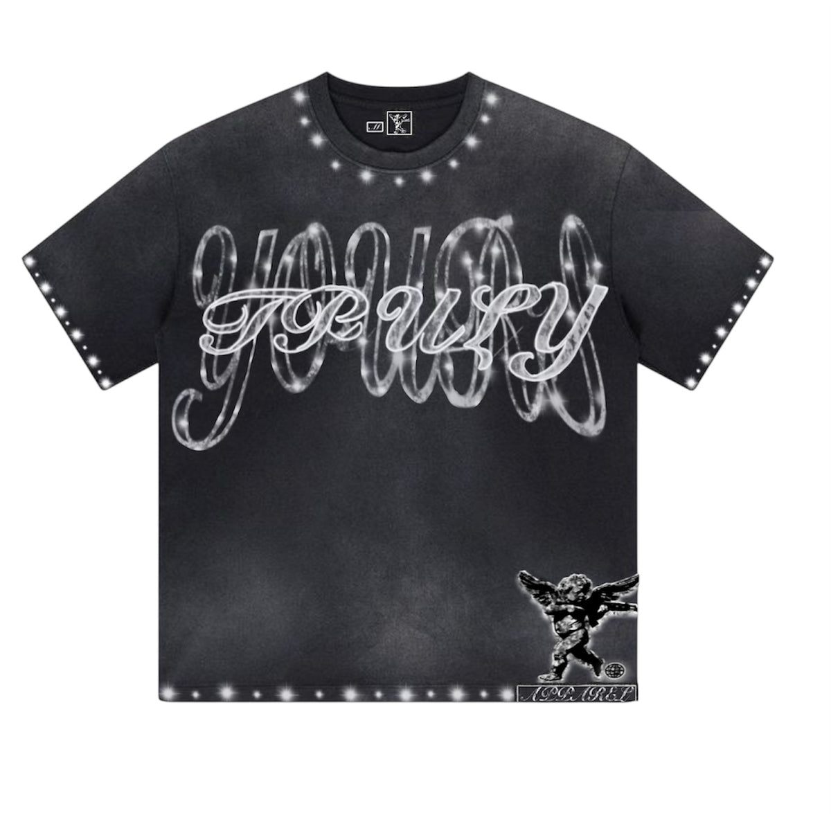 YoursTruly Rhinestone CrewNeck