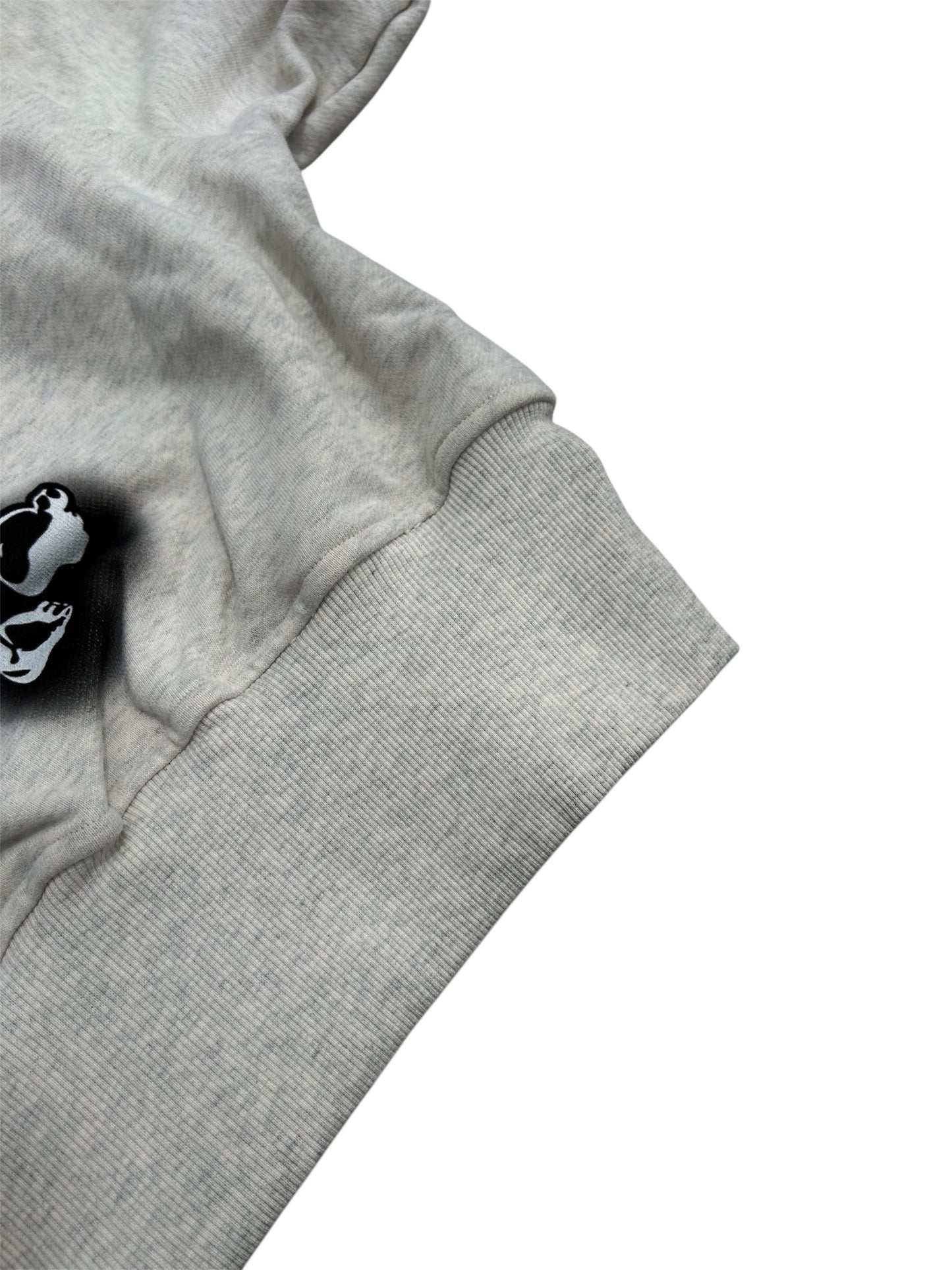 Snow Grey YoursTruly Cropped Zip