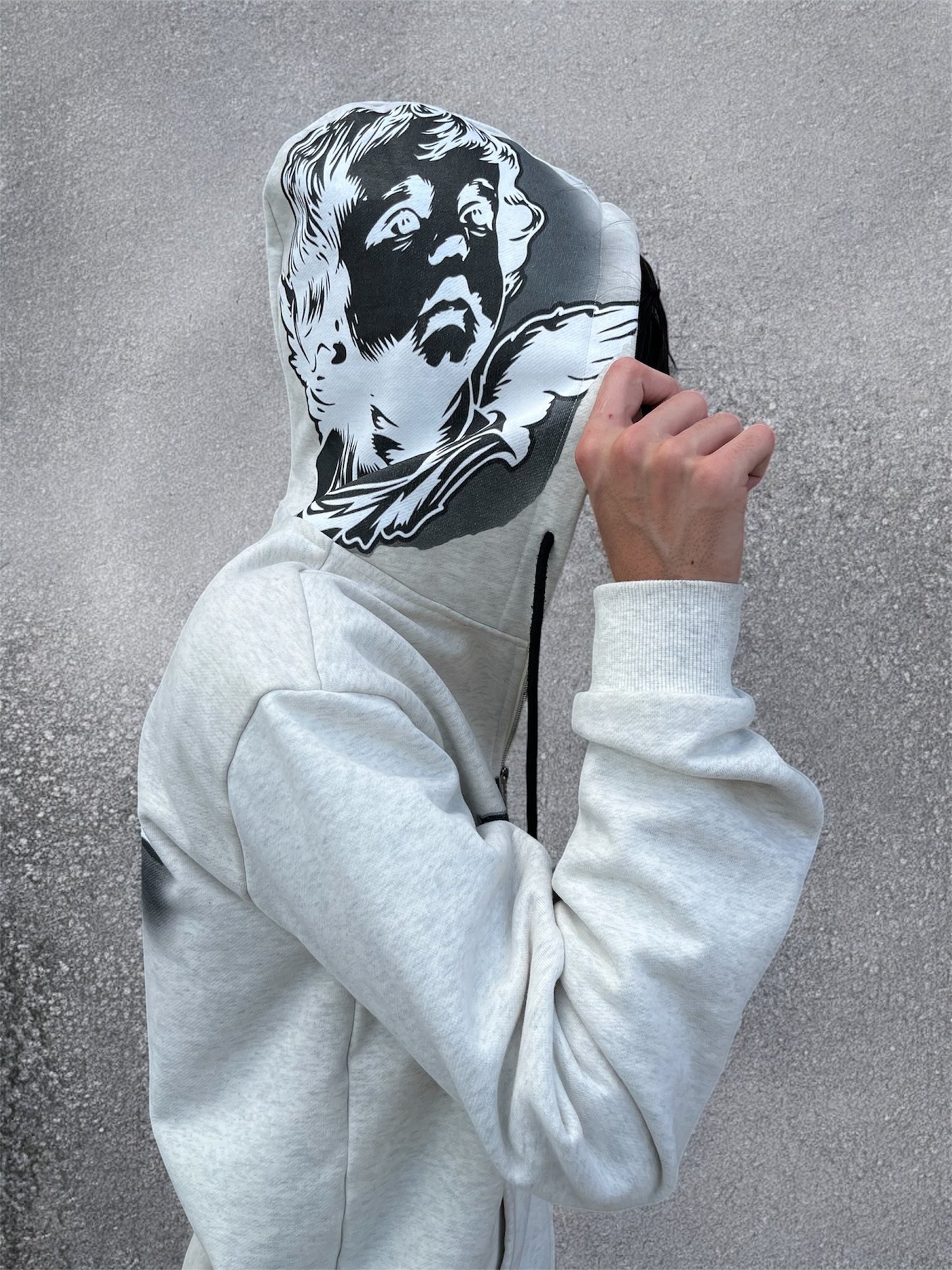 Snow Grey YoursTruly Zip
