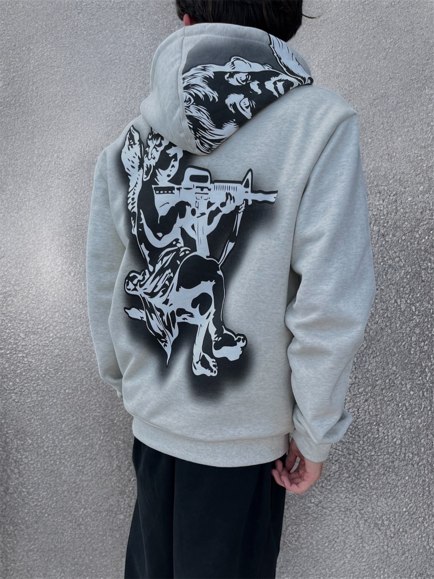 Snow Grey YoursTruly Zip