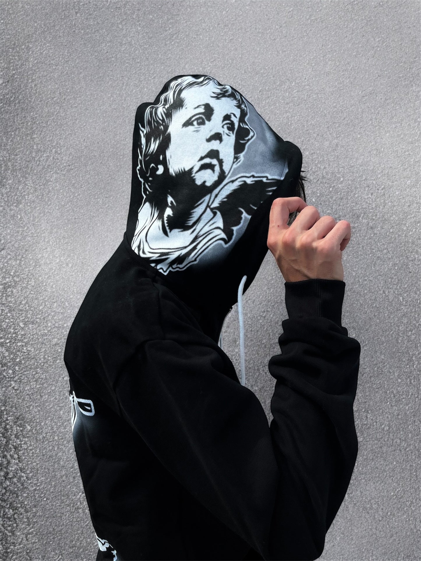 Black YoursTruly Zip up