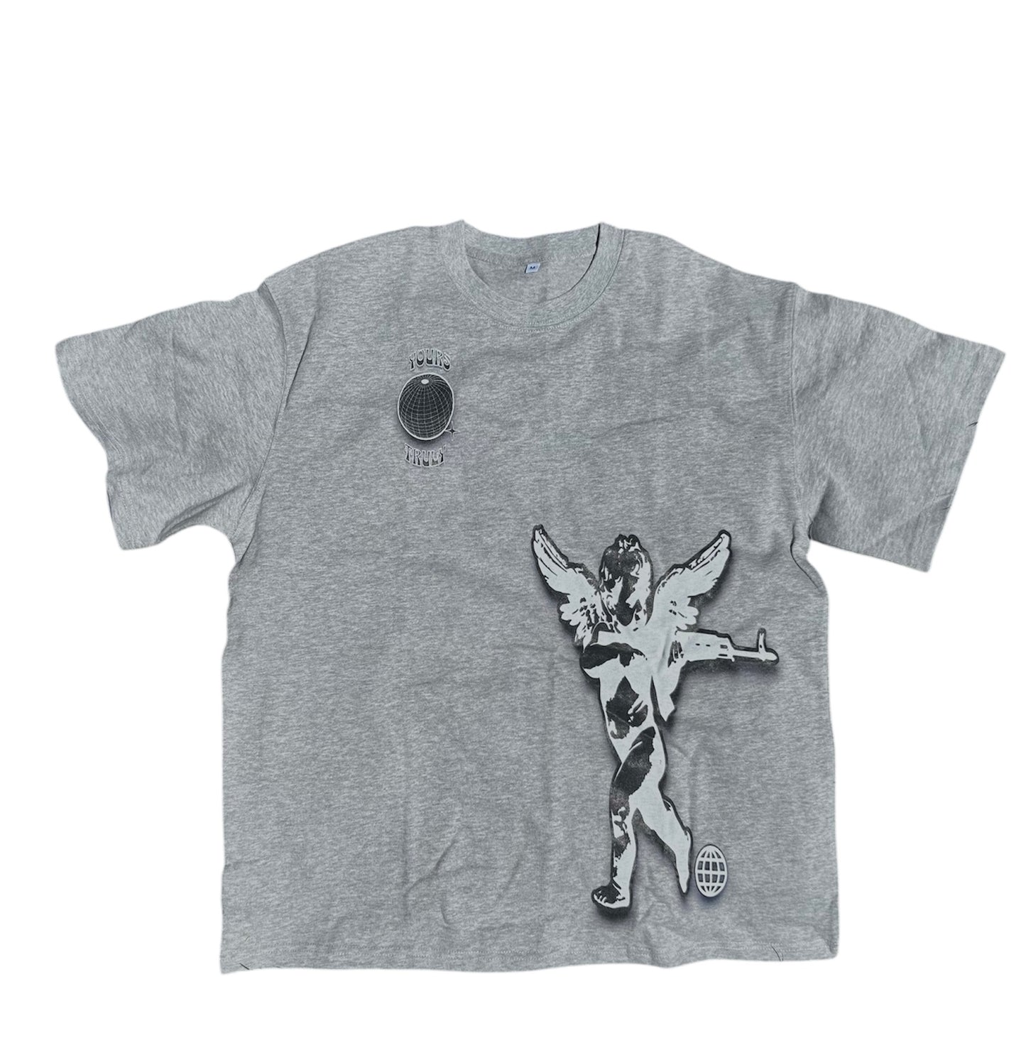 Grey YoursTruly Cupid T-Shirt