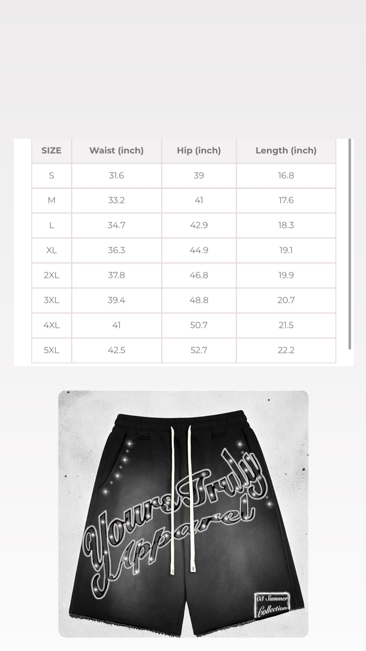 YoursTruly Summer’25 Cotton Shorts