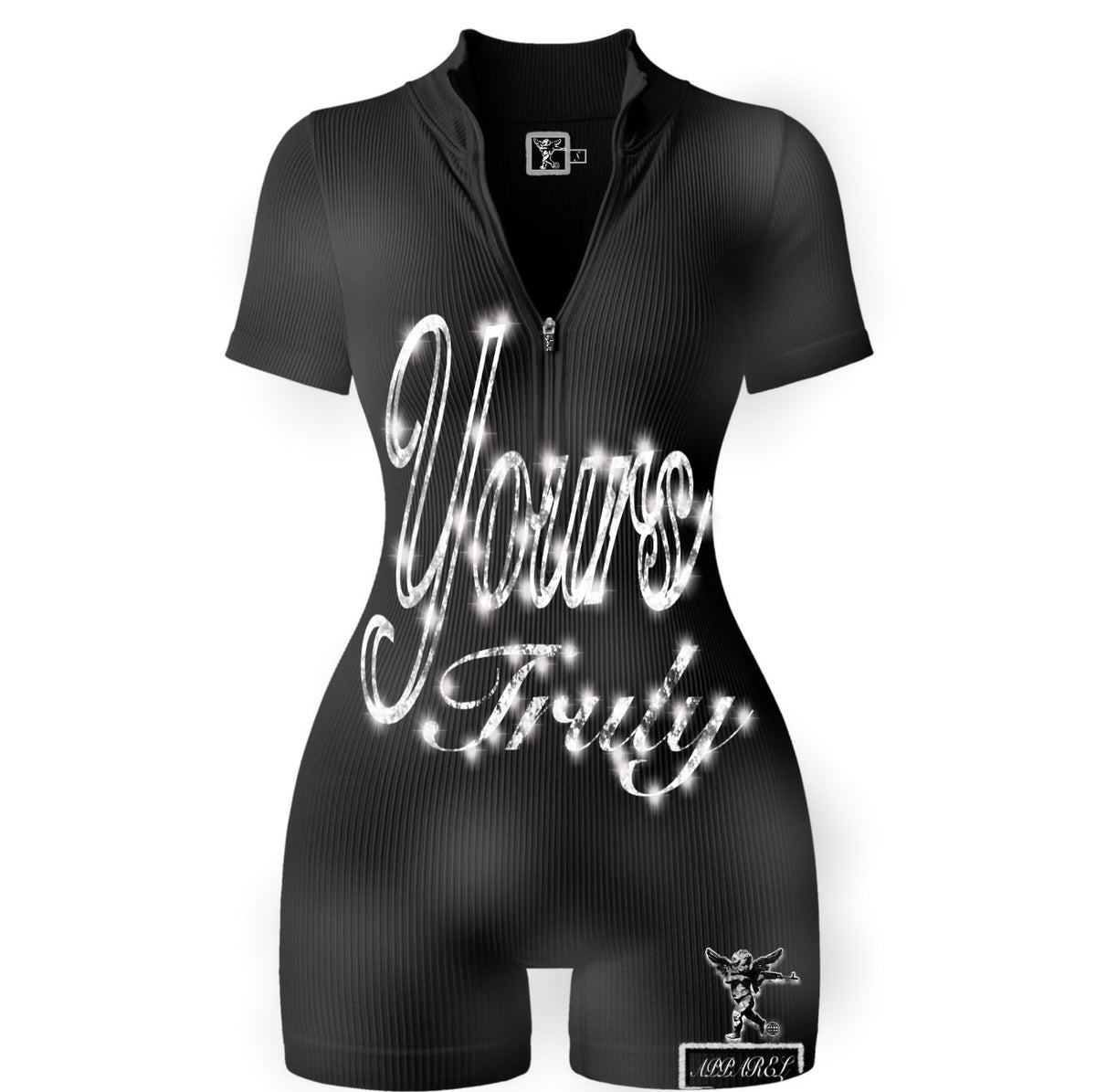 YoursTruly Rhinestone Romper