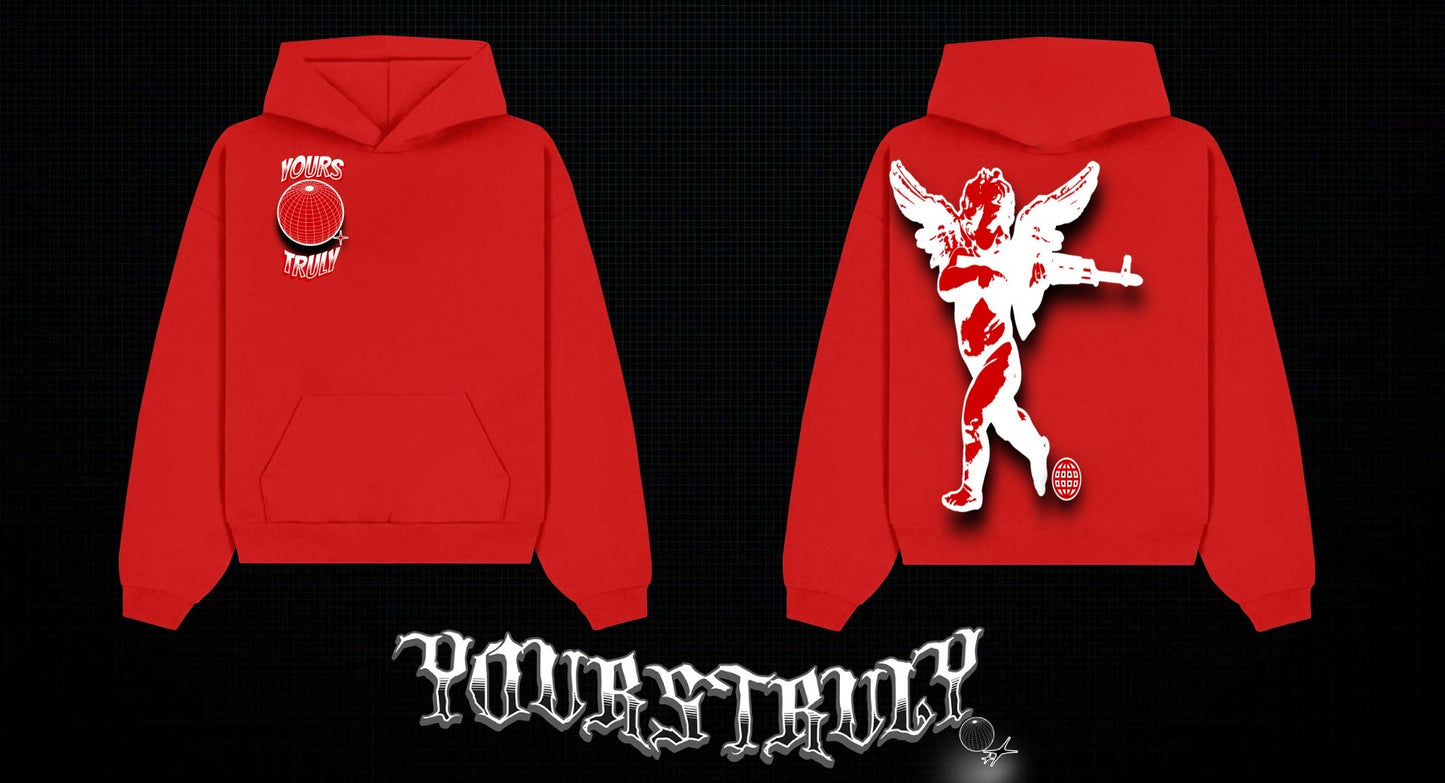 Red YoursTruly Hoodie!