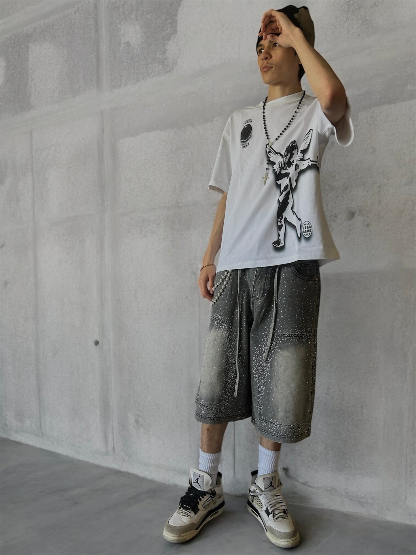 White YoursTruly Cupid T-shirt