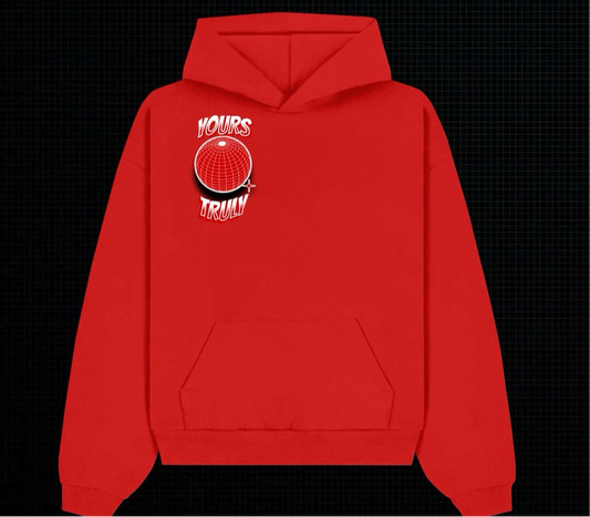 Red YoursTruly Hoodie!