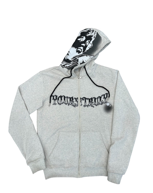 Snow Grey YoursTruly Zip