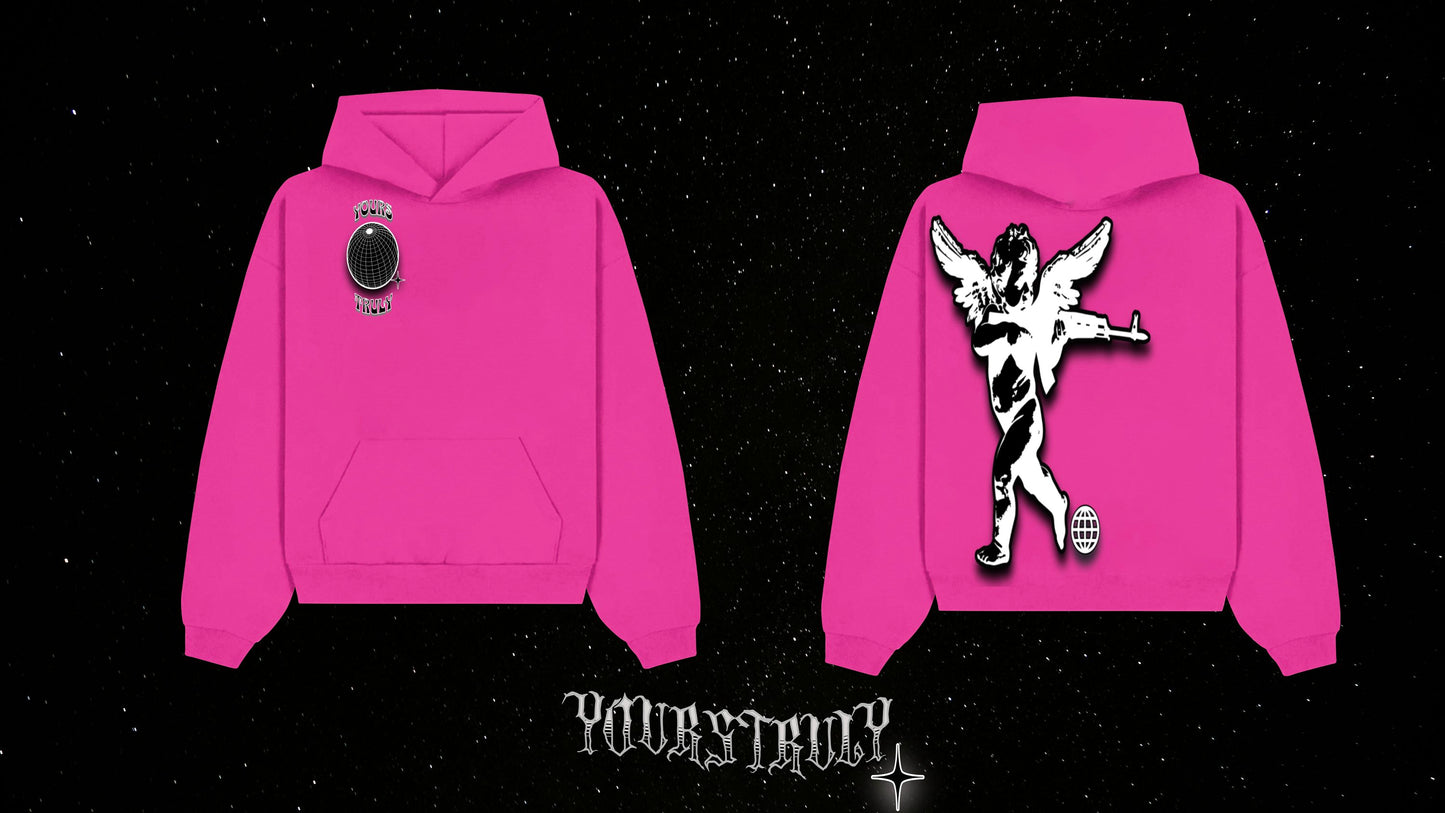 Pink YoursTruly Hoodie