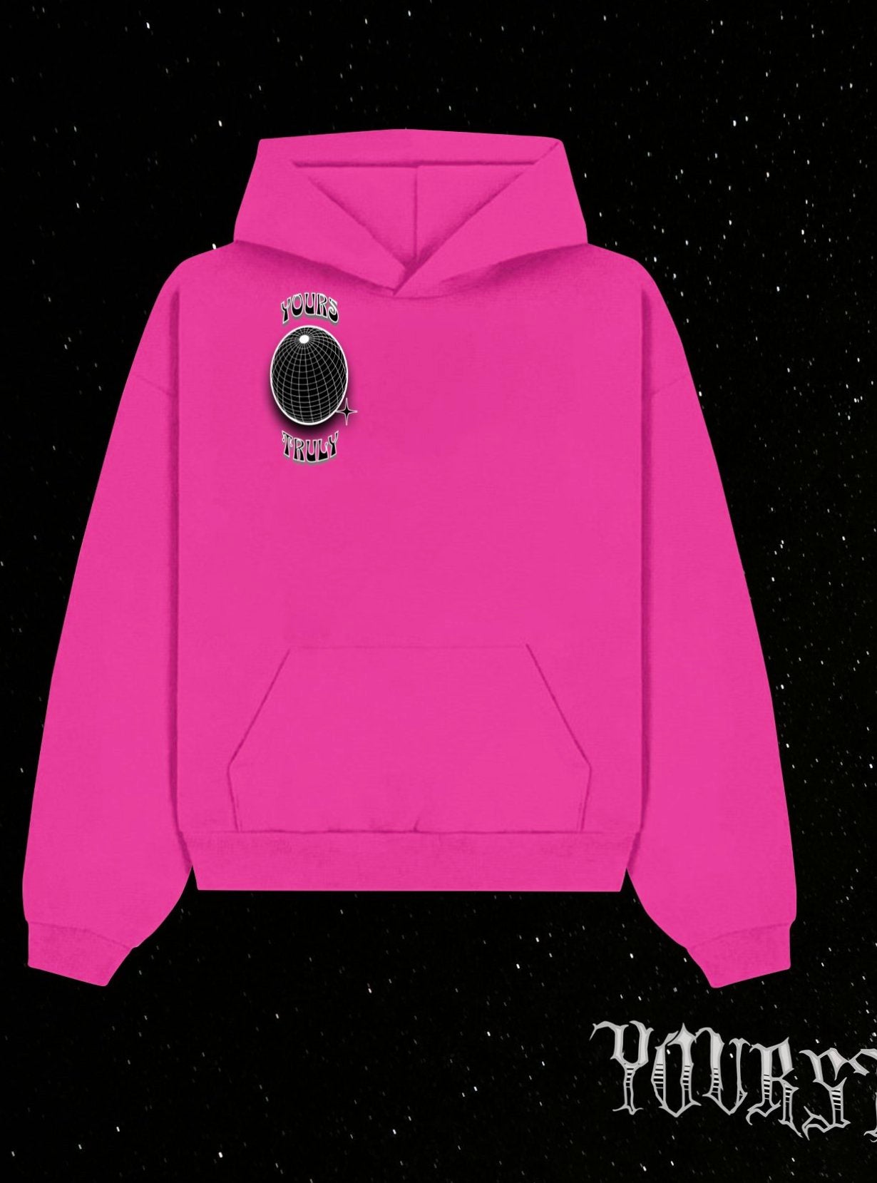 Pink YoursTruly Hoodie