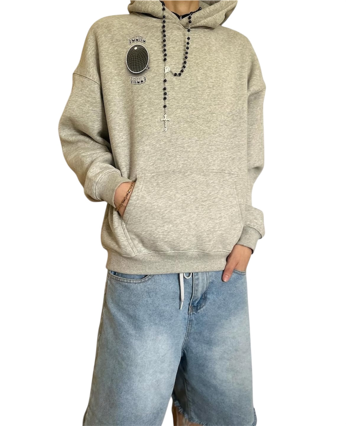 Original Light Grey YoursTruly Hoodie