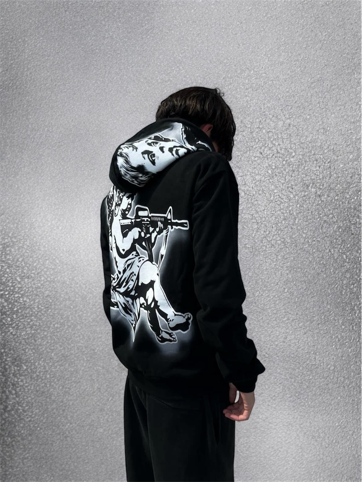 Black YoursTruly Zip up