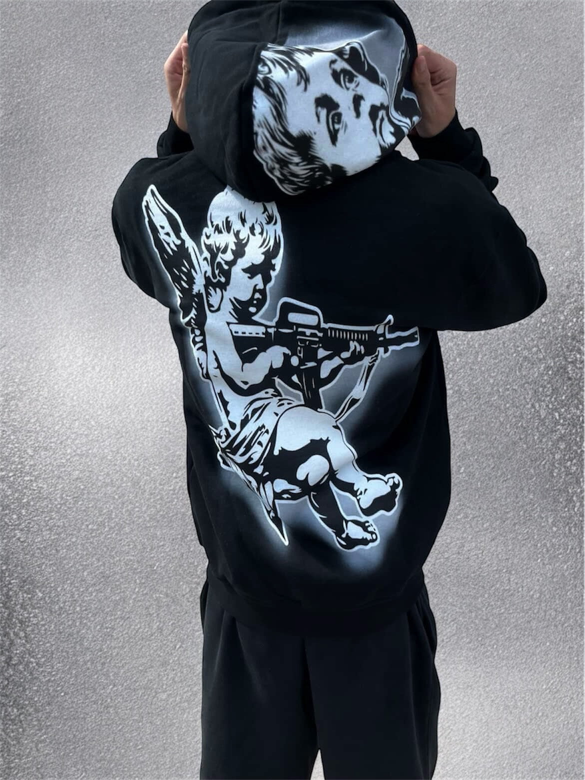 Black YoursTruly Zip up